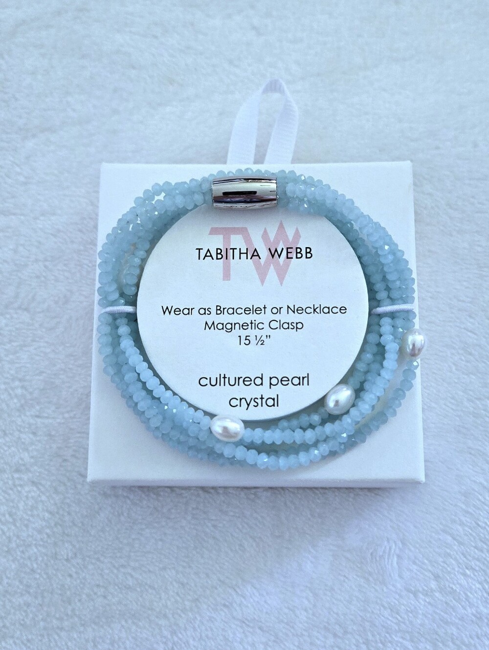 ✨️HP✨️ Tabitha Webb🕸️ Multifunctional Crystals💎 and Cultured Pearls Necklace